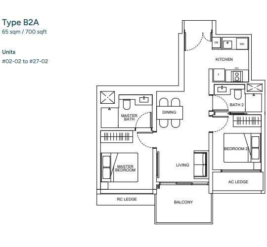 Hillhaven 3-Bedroom Floorplan