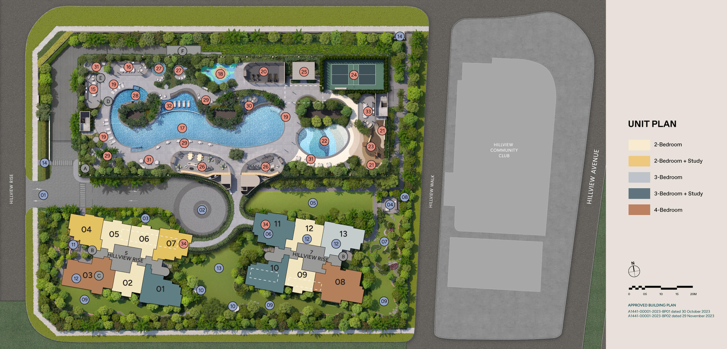 hillhaven site plan